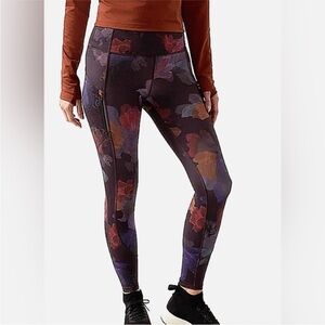 Athleta Multicolor Floral Leggings